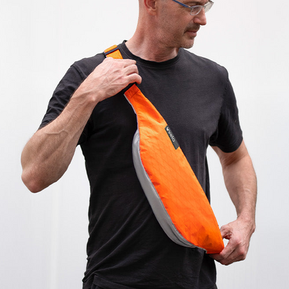Crossbag groß – Neon-Orange