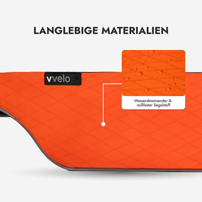 Wasserabweisendes Textil der vvelo Crossbag (Orange, Large)