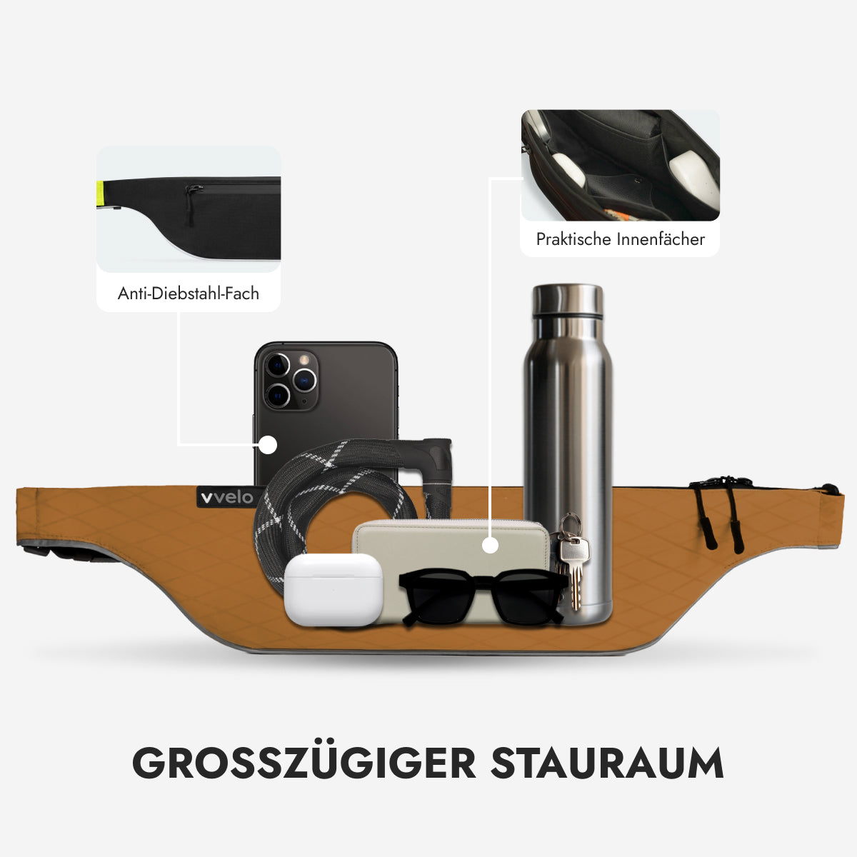 Crossbag groß – Braun