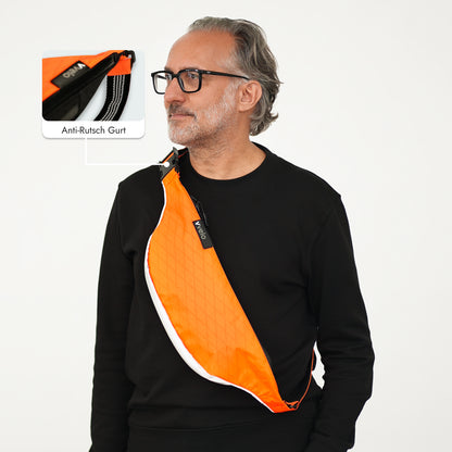 Crossbag groß – Neon-Orange