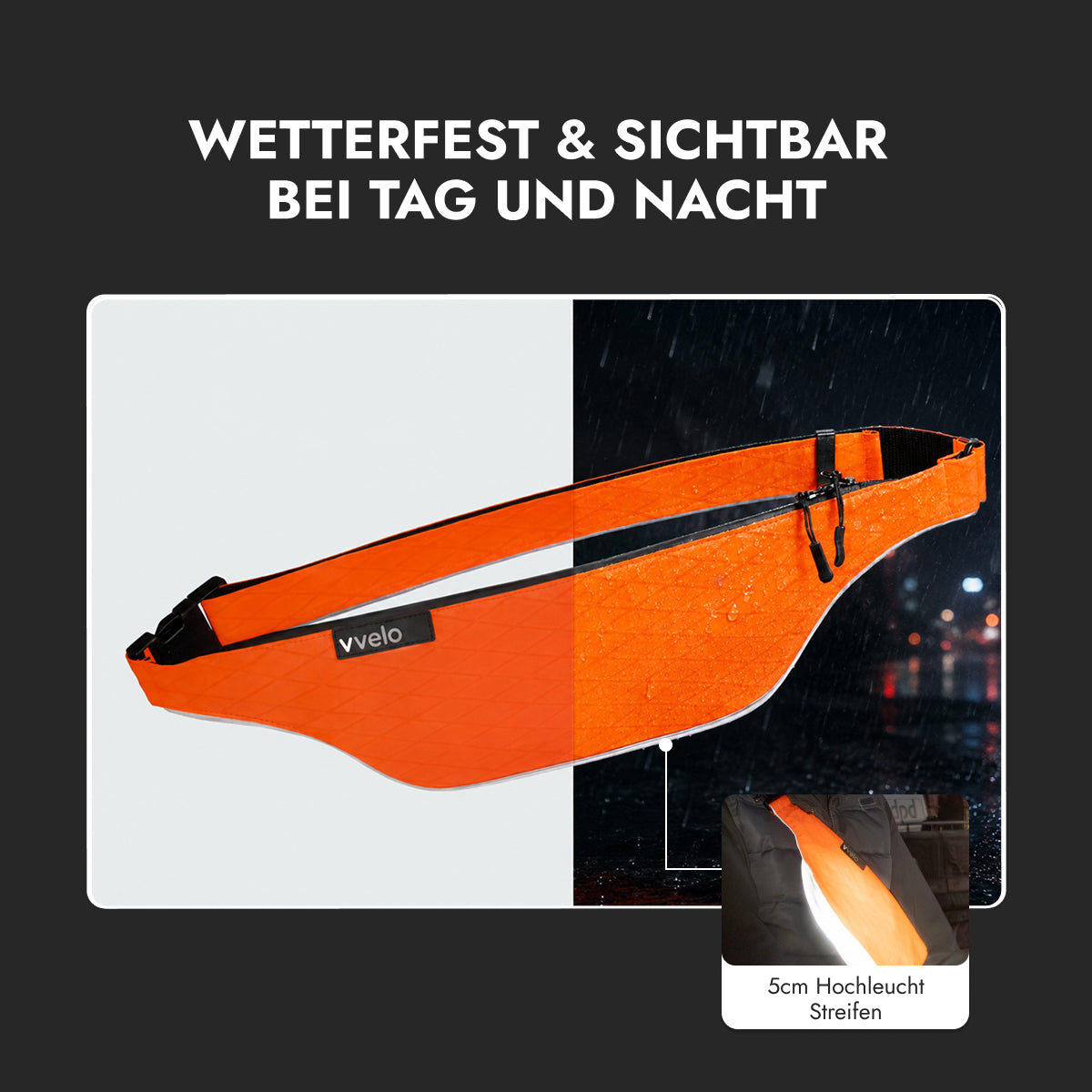 Crossbag groß – Neon-Orange