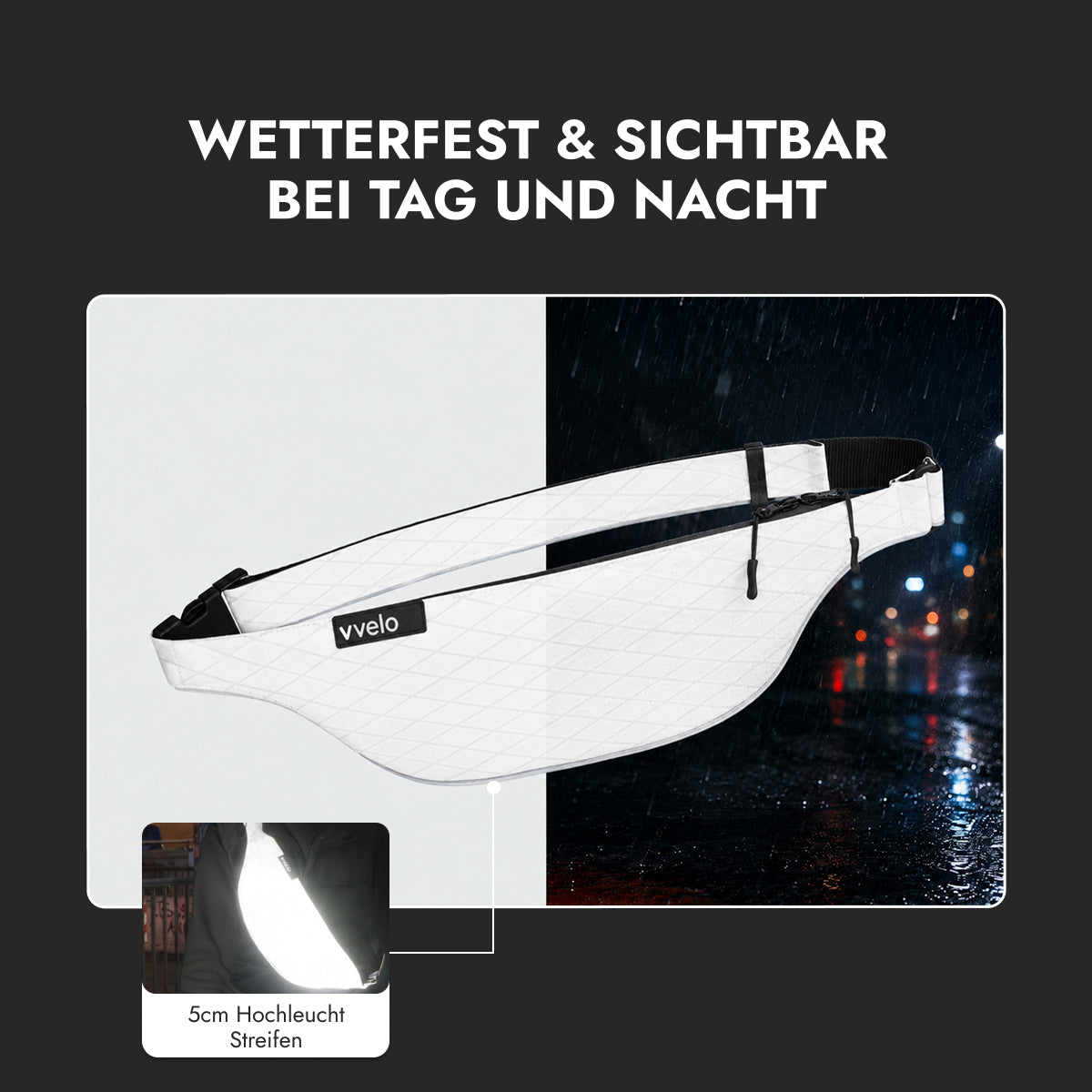 Crossbag medium – Weiß