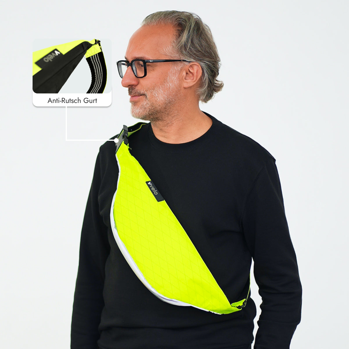 Crossbag medium – Neon-Gelb