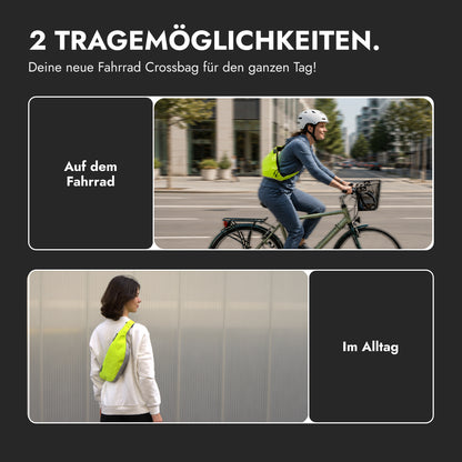 Crossbag medium – Neon-Gelb