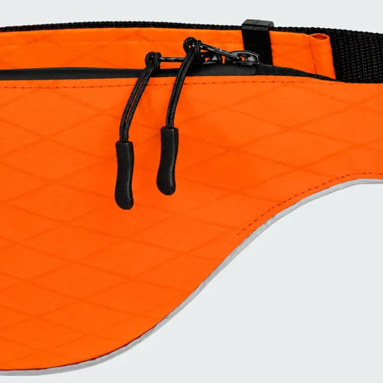 Wasserfester Reißverschluss der vvelo Crossbag (Orange, Small)