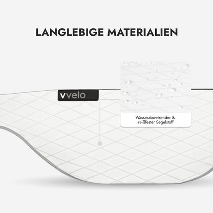 Wasserabweisendes Textil der vvelo Crossbag (Small, Weiß)